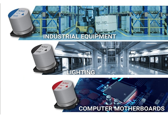 foto noticia Condensadores electrolíticos de aluminio para aplicaciones de consumo y entornos industriales.